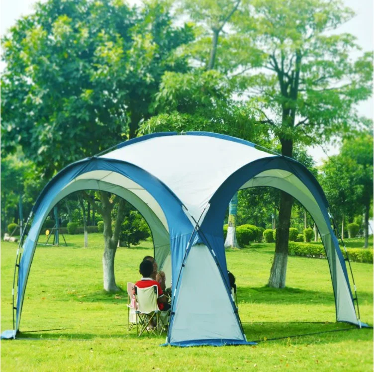 Wholesale Beach Canopy Awning Sunshade Beach Tent Oxford Fabric Aluminum Poles Sun Shelte